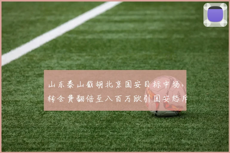 山东泰山截胡北京国安目标中场，转会费翻倍至八百万欧引国安怒斥不道德
